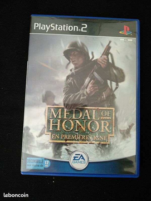 Medal Of Honor En Première Ligne – PS2 PAL, Complet, Excellent État