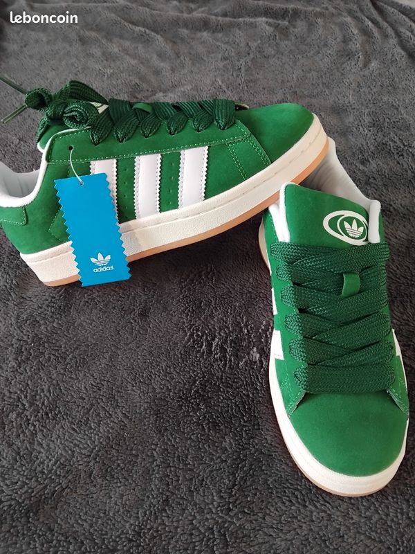adidas gazelle silver green womens Adidas Campus 00s Green Cloud White main image 0