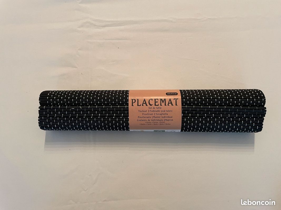Lot 2 Sets de Table Bambou & 8 Sous Verres (image 3)