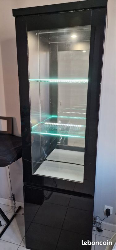 1 vitrine en noir laqué (possible 2 pour 200) (image 4)