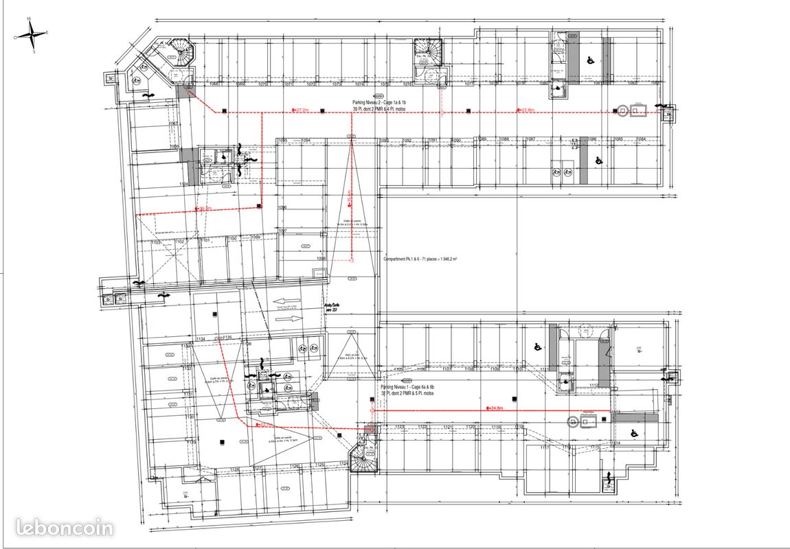 🅿️ place de parking sécurisée — le blanc-mesnil (image 1)