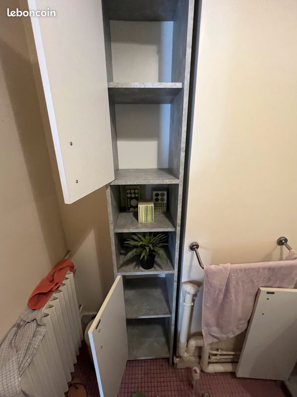Lot de 3 armoires grises salle de bain (image 6)
