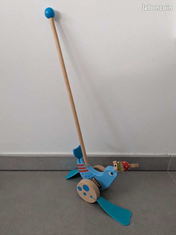Jouet Tirer Pousser 18 Mois Goki Corbeau Jouet à Tirer/pousser