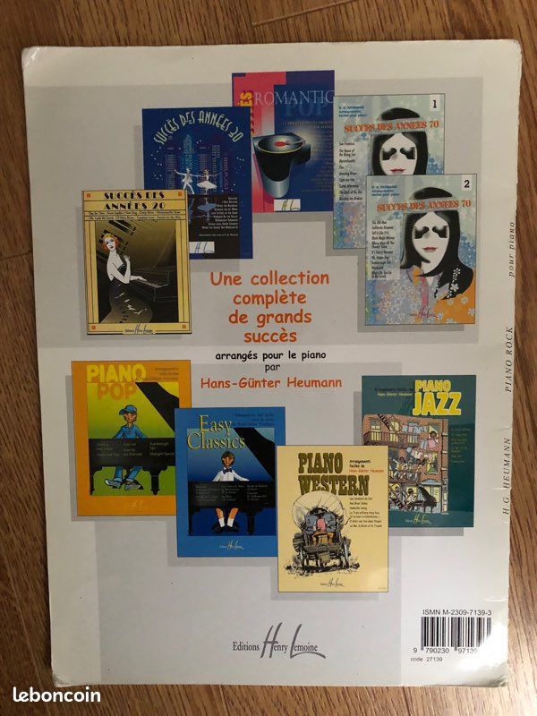 Livre de partition Piano Rock (image 2)