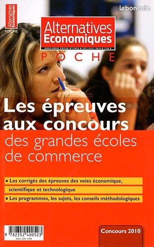 Livre les épreuves concours grandes écoles commerce (image 1)