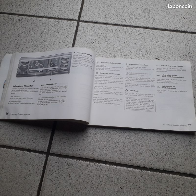 Notice d utilisation " PORSCHE BOXTER " allemande (image 3)