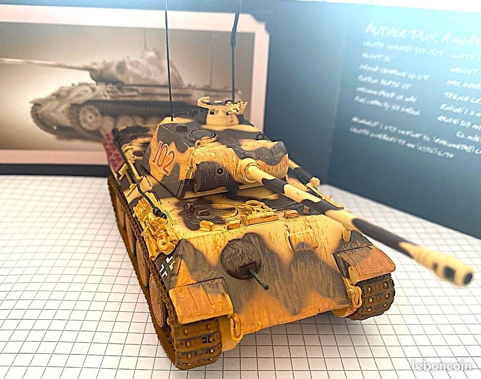 CORGI MILITAIRE CC 60203 CHAR PANTHER A FRONT DE L'EST 1943 MINT BOX