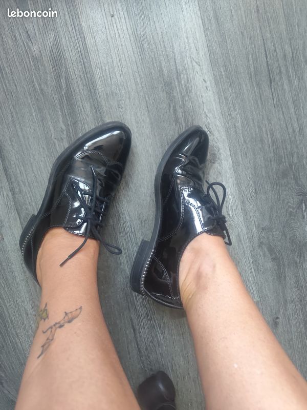 Derbies noir verni. T.38 (image 2)