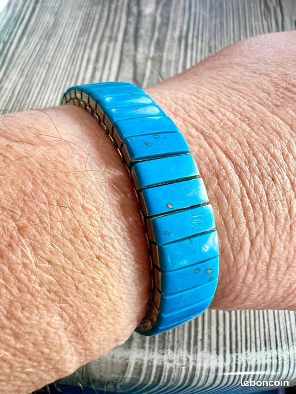 Sophie Goetsch - Bracelet élastique cristal vert collection matcha