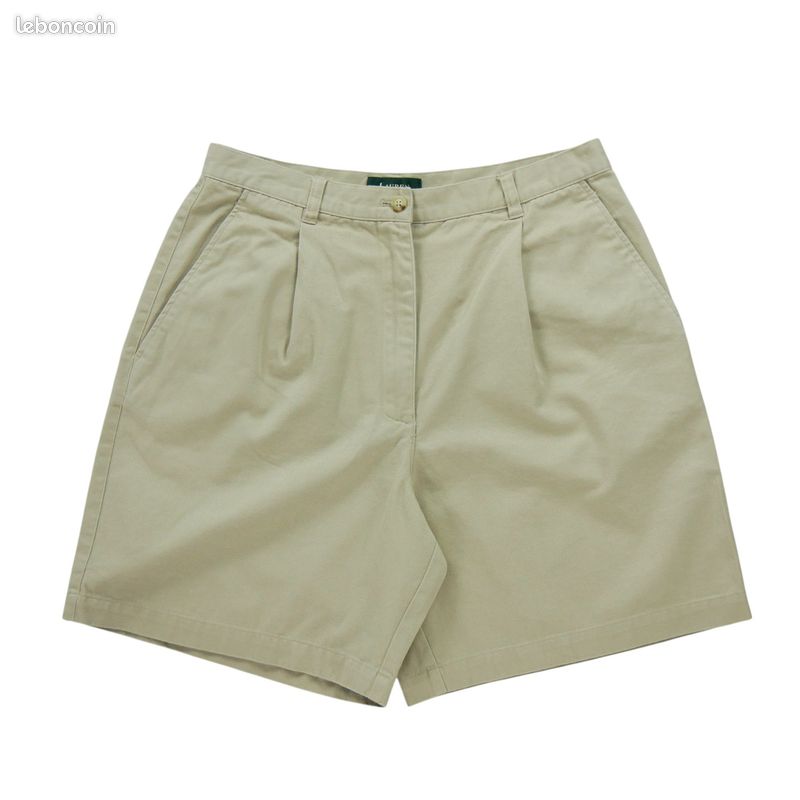 Polo Ralph Lauren Short Femme Taille S Beige #QWE0987 Vêtements