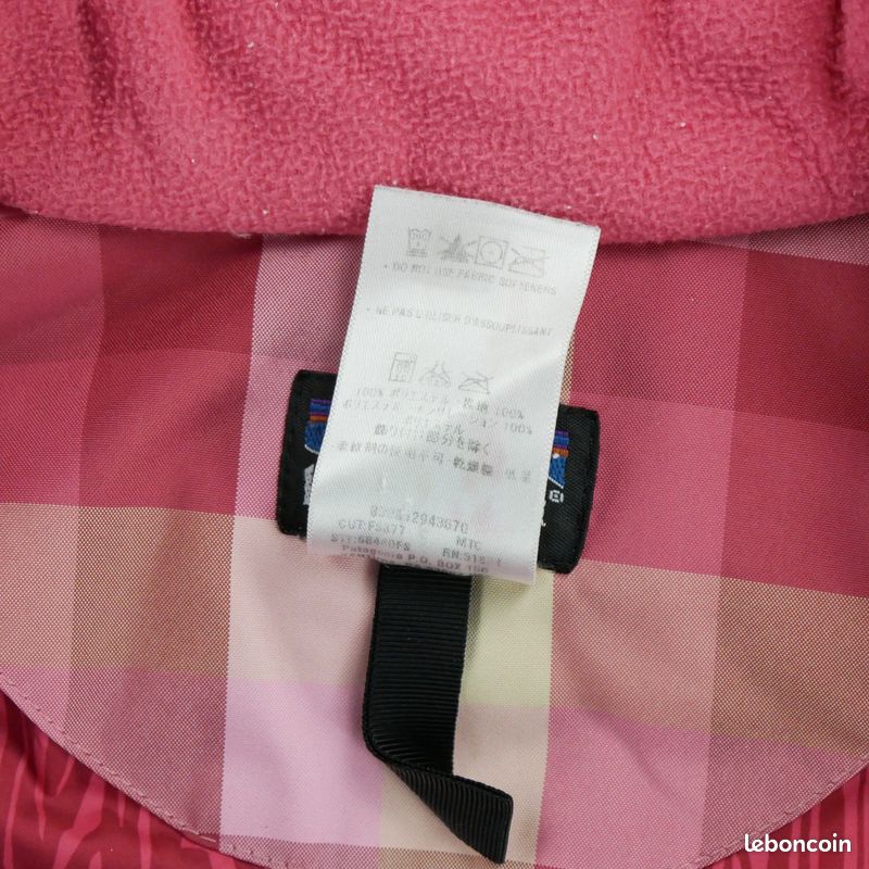Patagonia Blouson Fille Taille 10/12 ans Rose #QWE2275 (image 15)