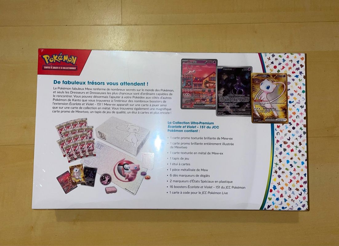 ② Coffret Ultra Premium Pokémon Écarlate Violet 151 FR, Scellé — Jeux de  cartes à collectionner