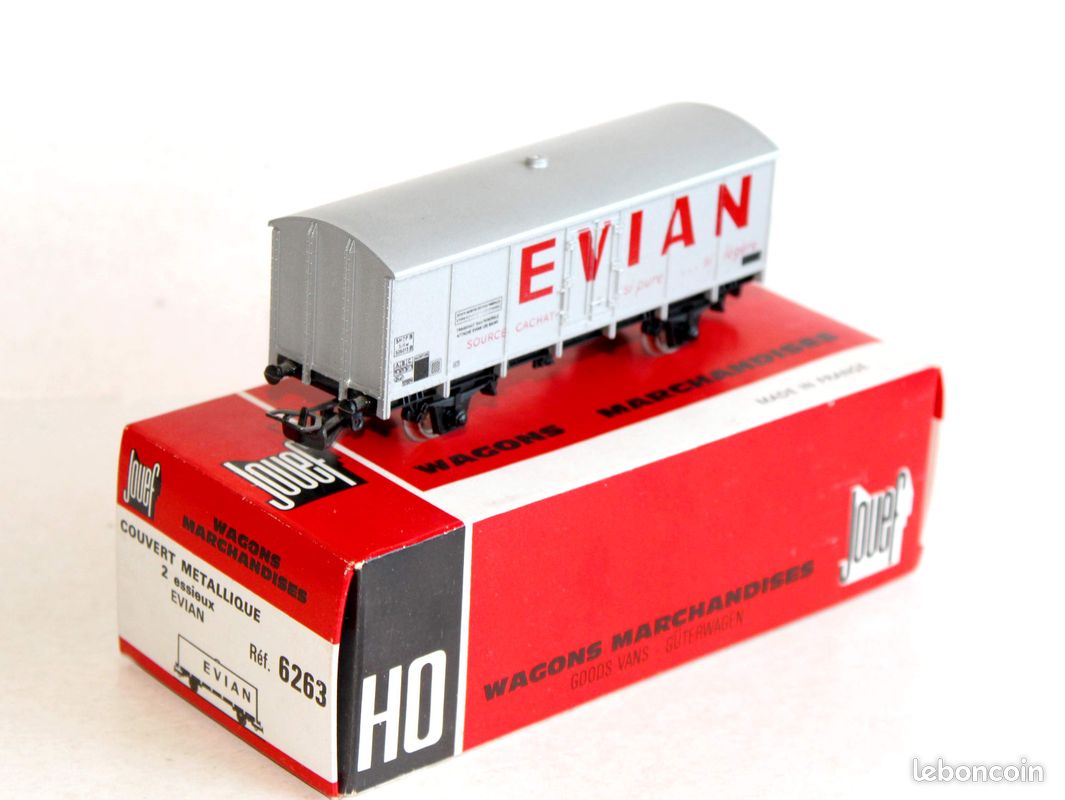 LG1563 JOUEF 6280 Ho Wagon frigorifique SNCF STEF essieux blanc