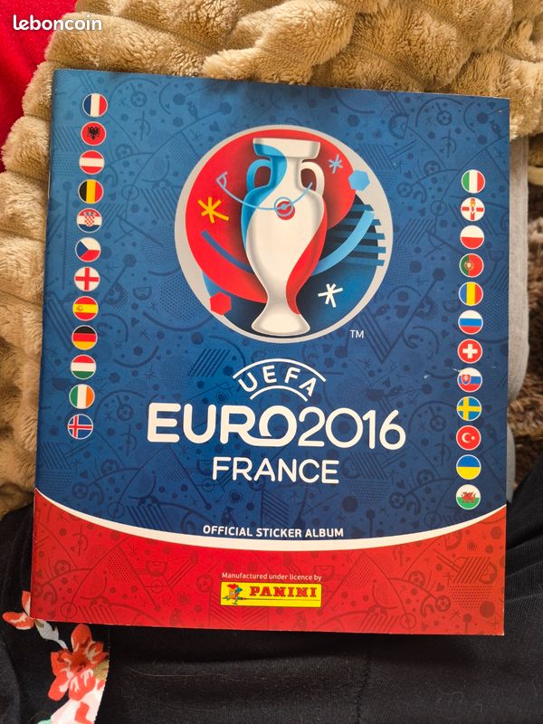 Album Panini Football Euro 2016 France - Incomplet - Idéal Pour Compléter Ta Collection