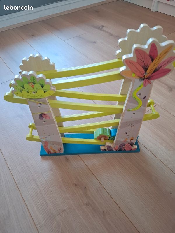 Circuit de billes bois moulin roty (image 1)