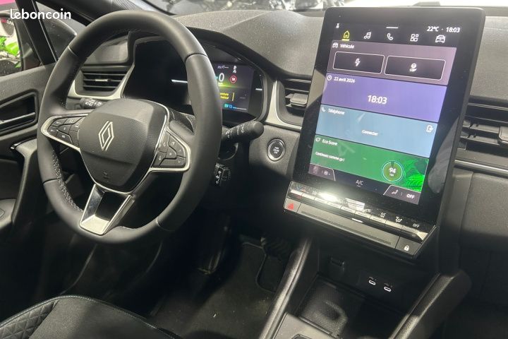 RENAULT CAPTUR II 1.8 E-TECH - HYBRID 160 TECHNO - 109Ch - Garantie Constructeur (image 12)