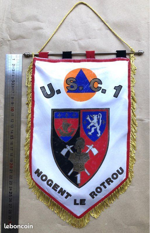 Insigne Fanion USC 1 Sécurité Civile arme du Génie (image 1)