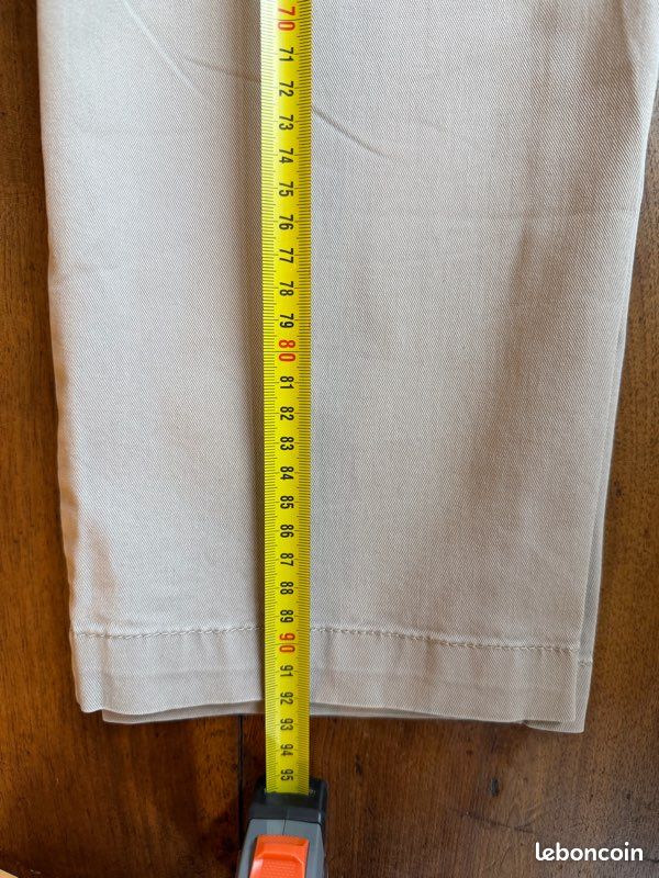 Chino beige – Taille 38 – Coupe slim (image 4)