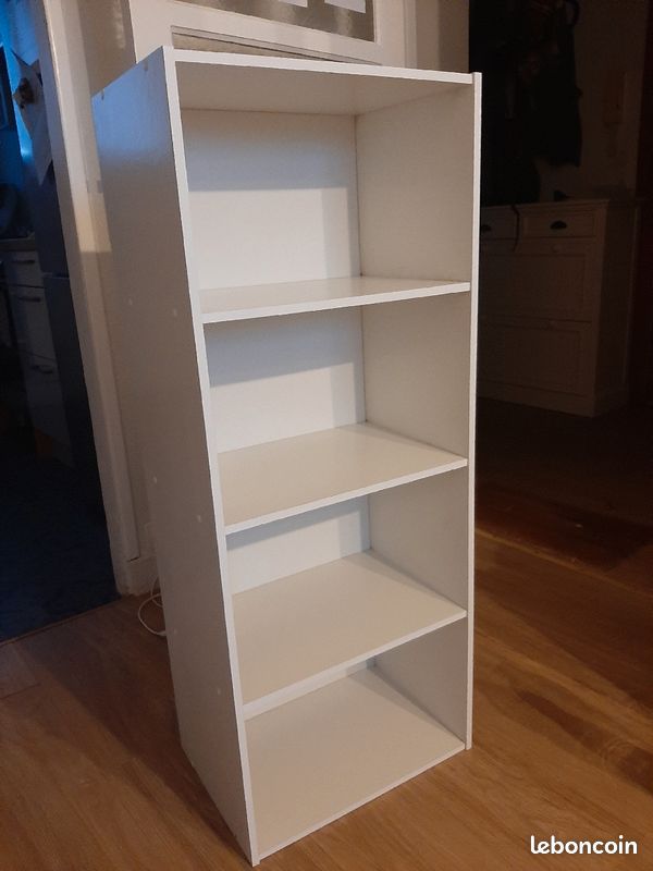Etagère 4 cases POYANG 3 Blanc (image 1)