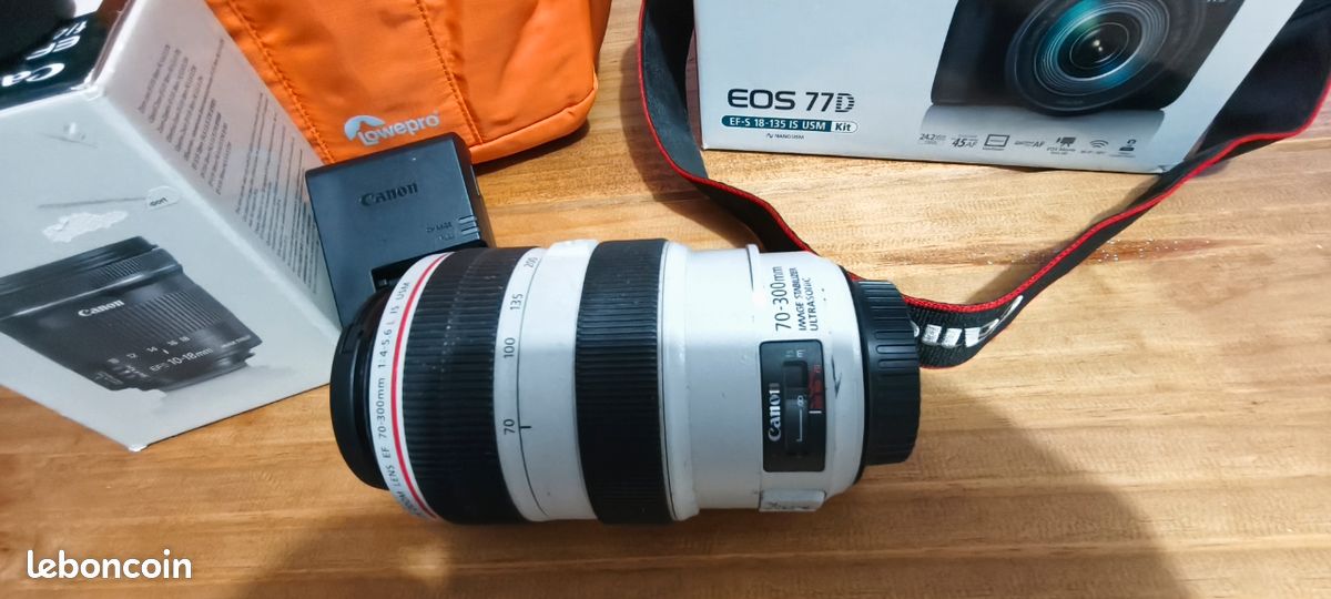 Appareil photo reflex canon eos 77D pack série L + (image 5)