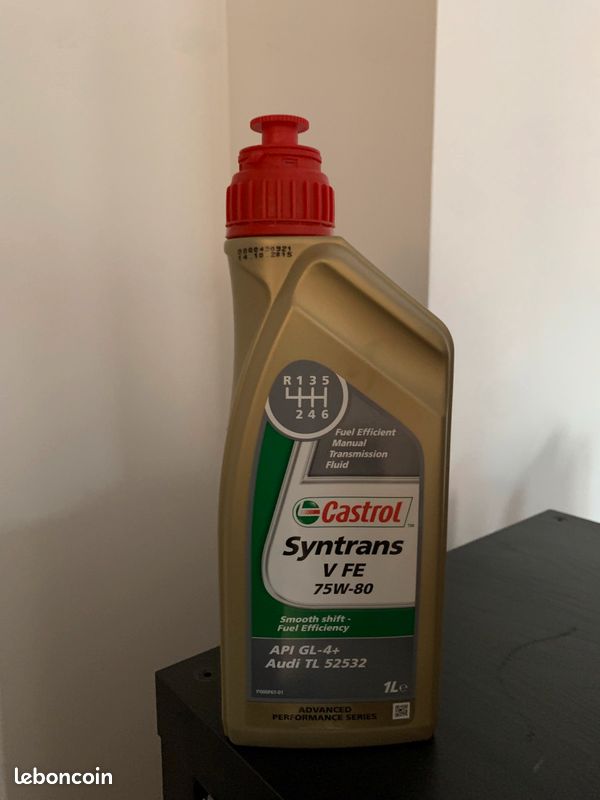 HUILE DE BOÎTE CASTROL SYNTRANS V FE 75W80