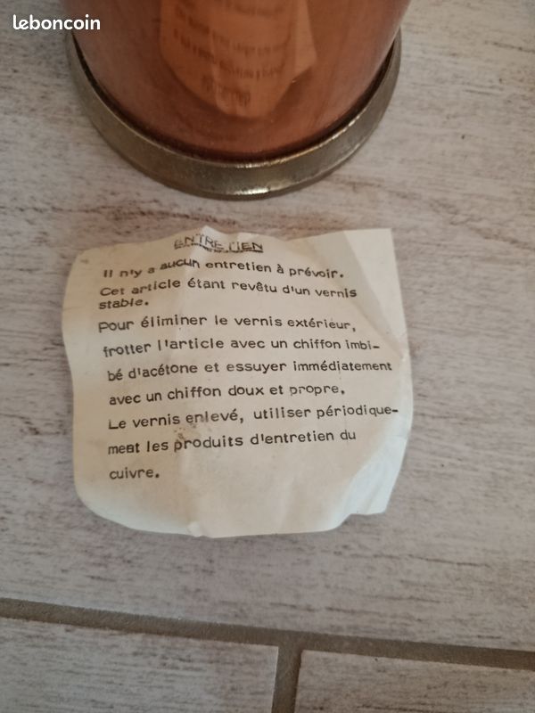 Lot 5 pots à épices gigognes en cuivre (image 4)