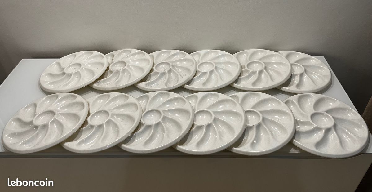 Ciieeo Lot De 2 Assiettes À Dessert Innovantes En Forme De Coquillage Plateau De Service Polyvalent Pour Apéritifs Salades Pâtes Sandwichs Pour Restaurant