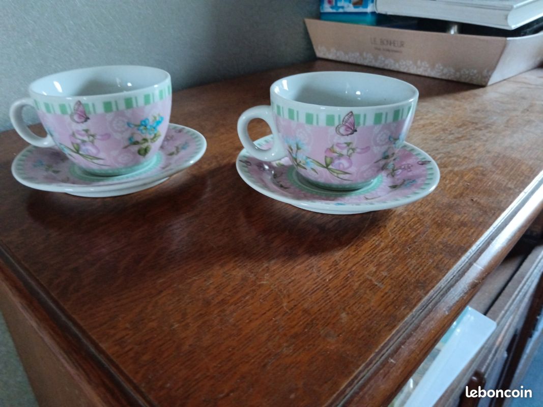 Lot de tasse avec soucoupe (image 2)