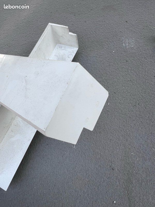 Lot de 10 Angles extérieur pour bandeau de rive blanc pvc longueur 280mm 50x50 (image 5)