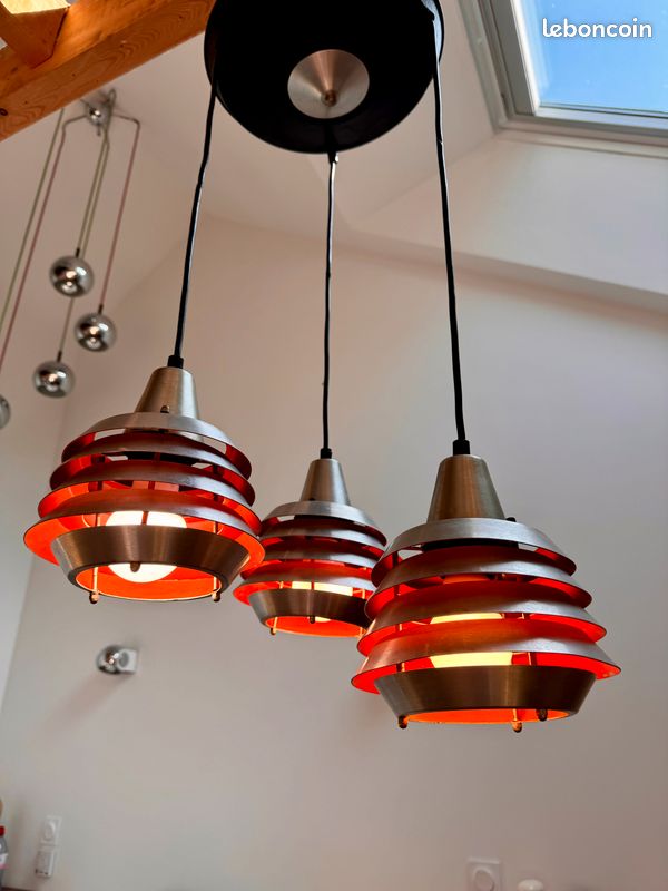 VENDU / Superbe suspension cascade vintage / Lakro de Carl Thore (image 1)