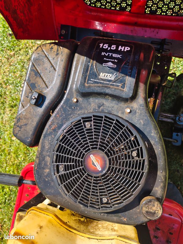 TRACTEUR TONDEUSE MTD 15,5cv sans plateau de coupe (image 3)