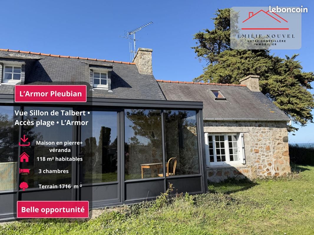 Maison 4 pièces 118 m² · à Pleubian · 118 m² · 849 500 €
