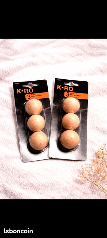 Lot de 2 paquets de 3 cochonnets - Sport & Plein air Lot de 2 paquets de 3 cochonnets - Sport & Plein air