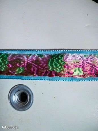 Galon/tresse Satin Vieux Rose Vintage - 5,70 Mètres - Mercerie Créative - Neuf