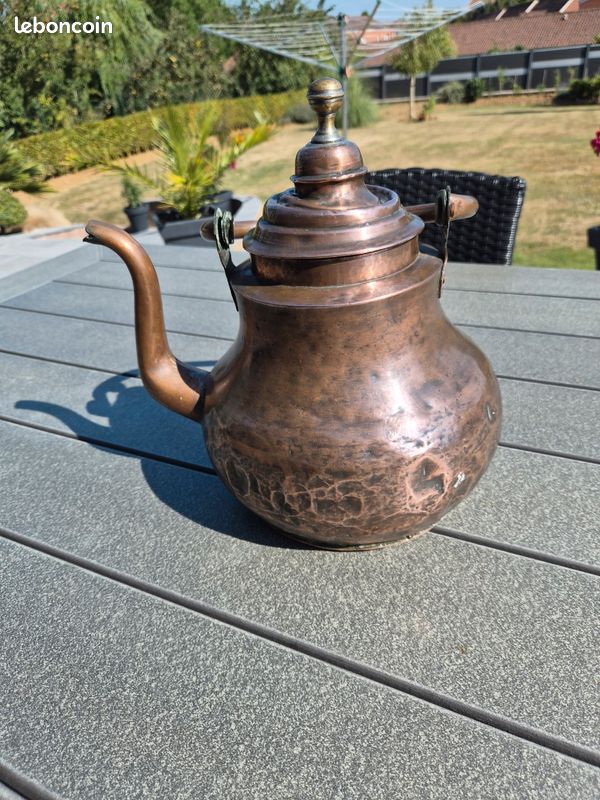 Bouilloire en cuivre vintage (image 4)