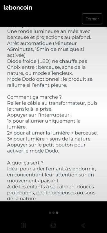 Veilleuse pabobo (image 2)
