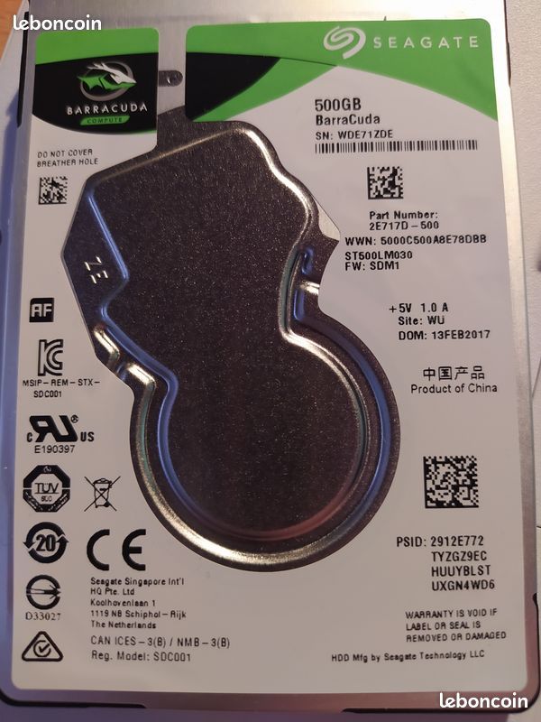 Disque dur interne 500GB neuf (image 1)