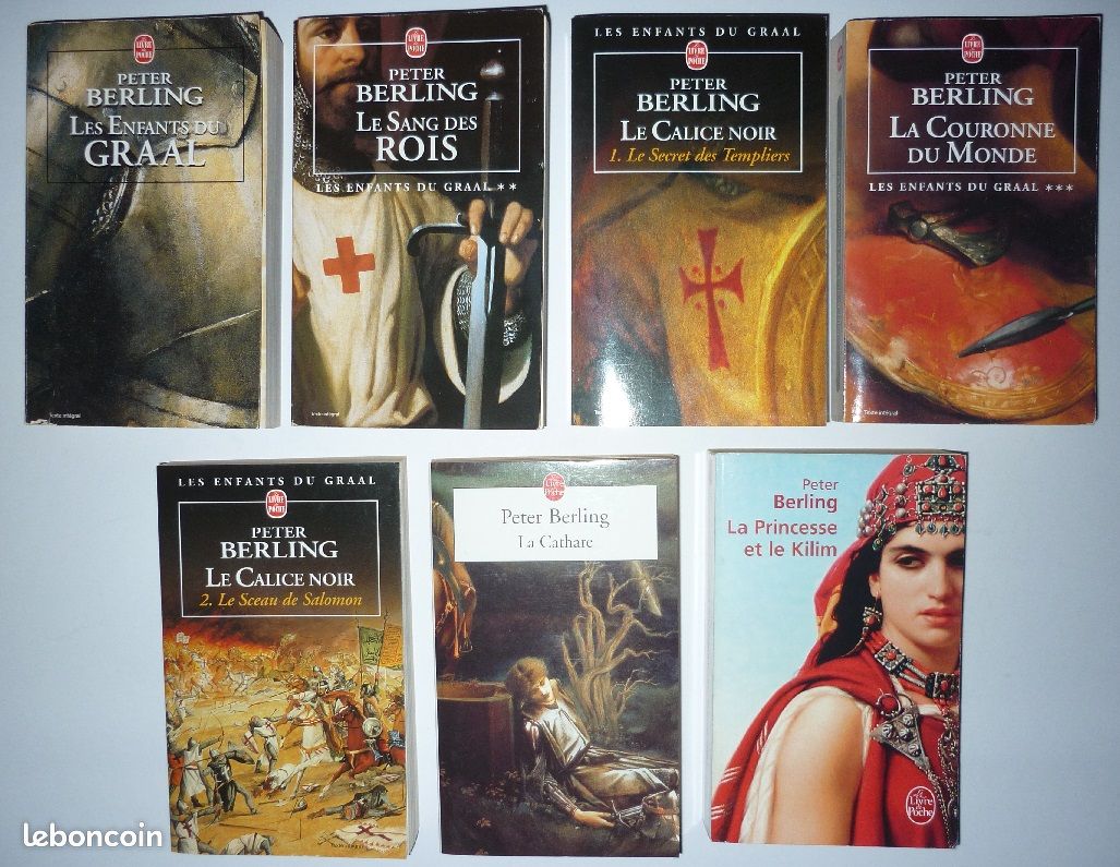 PETER BERLING : Lot de 7 romans de la collection «LE LIVRE DE POCHE» (image 1)