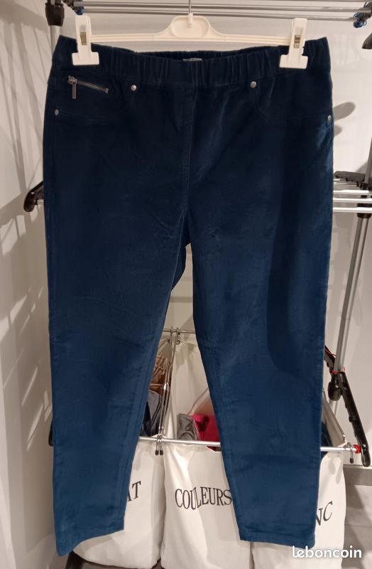 Pantalon velours femme T44 (image 1)