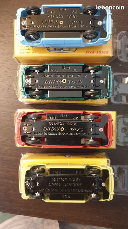 Atlas Dinky Collector - Les Taxis De Poissy Simca 1/43 (coffret Neuf MIB)