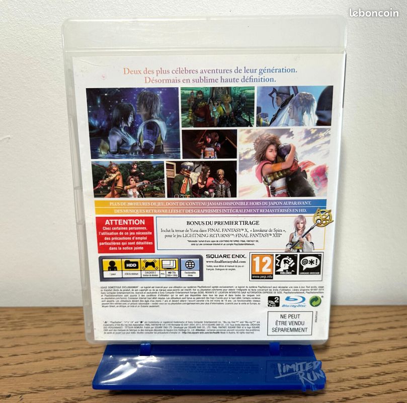 Final Fantasy X & X-2 HD Remaster – PlayStation 3 (PAL, Bon état)