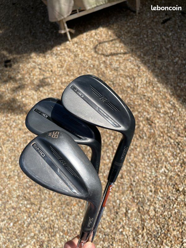 Lot De 2 Tirettes De Golf Titleist Vokey SM10 - Arbre Dynamic Gold S200