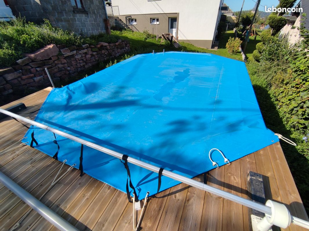 Bâche d'hivernage piscine hors sol 6,10 x 4 m (image 3)
