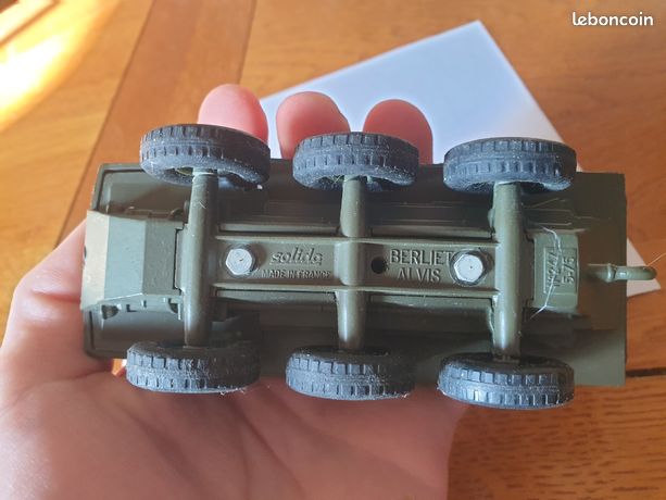 Modèle Réduit Berliet ALVIS Militaire Amphibie (auroch) 1/50 Solido