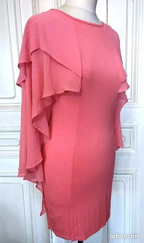 River Island Robe Ceremonie Soirée Cape Mousseline TM (image 11)
