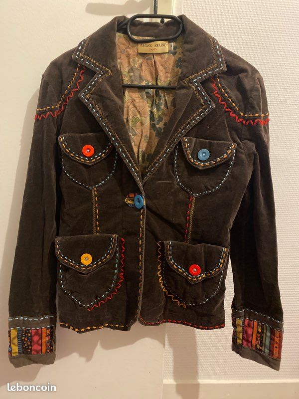 Veste velours (image 1)