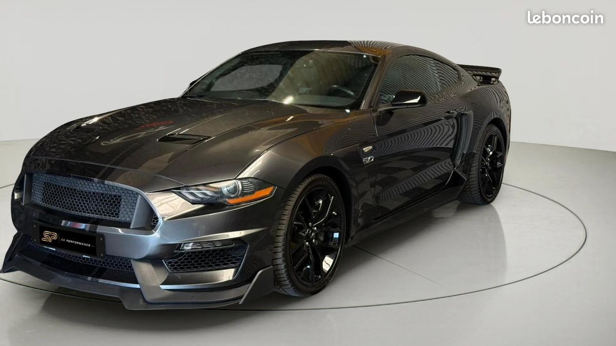 FORD Mustang GT * V8 5.0 * 466 ch * BVA * Cuir * GPS * Sièges Chauffants (image 4)