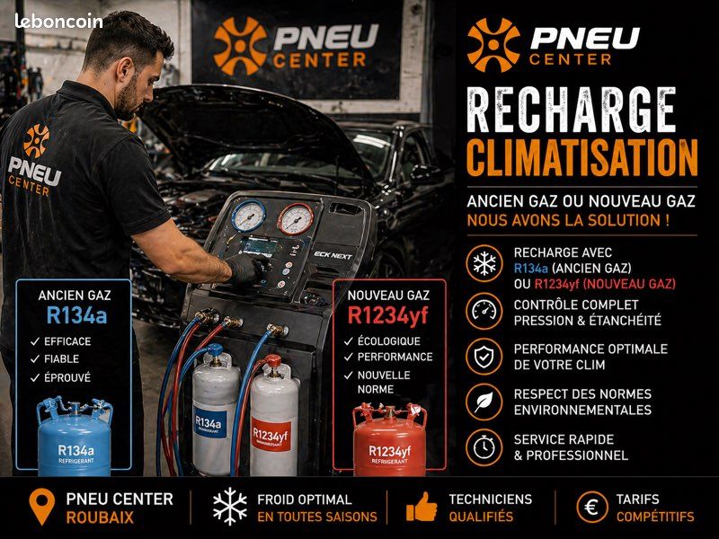 PROMO RECHARGE CLIMATiSATION ANCIEN GAZ ET NOUVEAU GAZ TOUTES MARQUES (image 1)