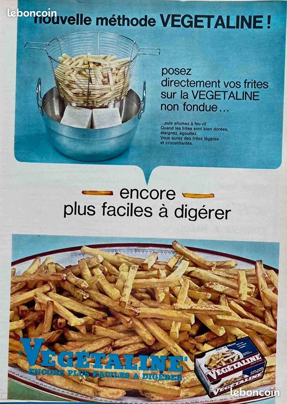 🧀❇️ Végétaline (1963) ✦ Publicité originale ✦ (image 1)