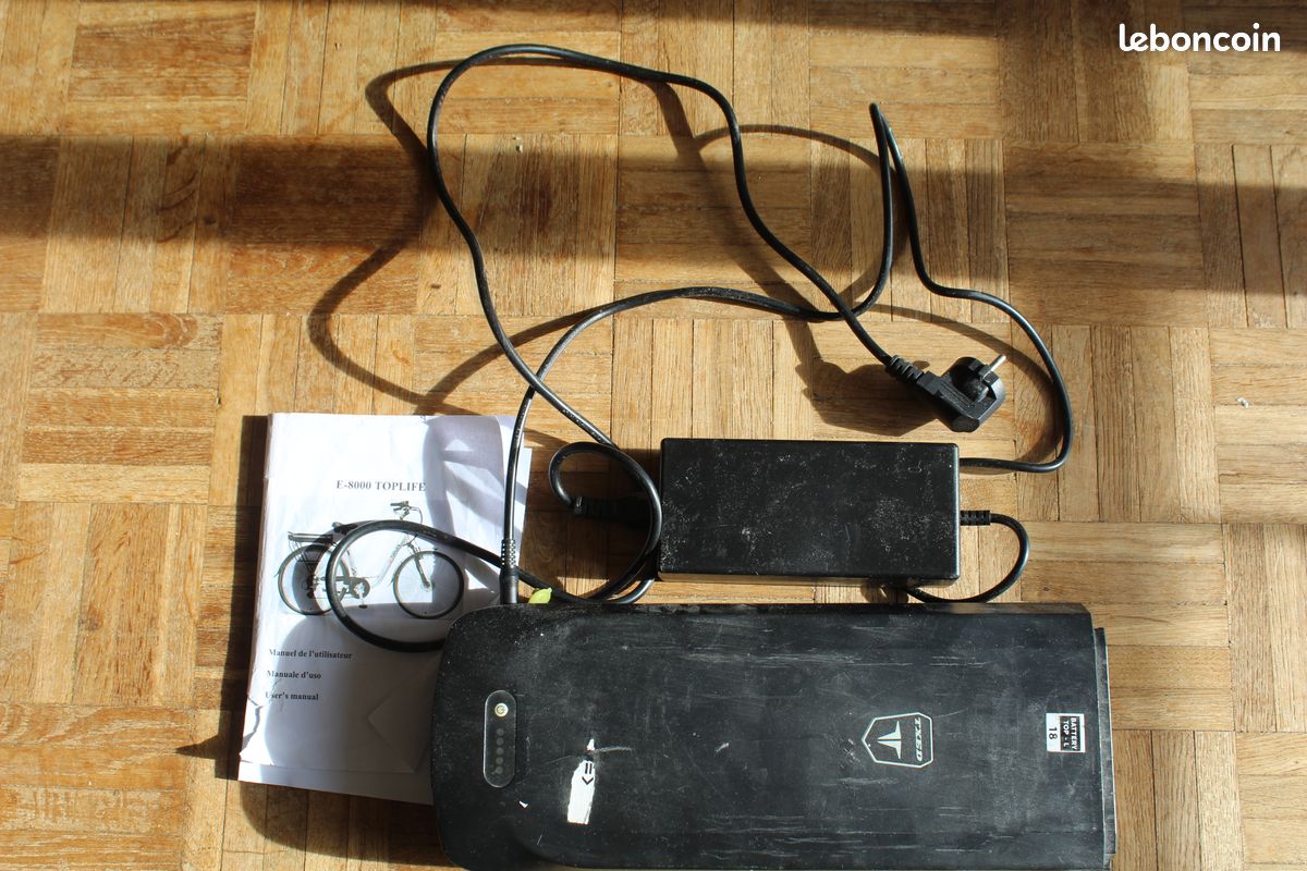 Batterie Lithium 36v 13Ah pou vélo E8000 TOPLIFE Équipements vélos